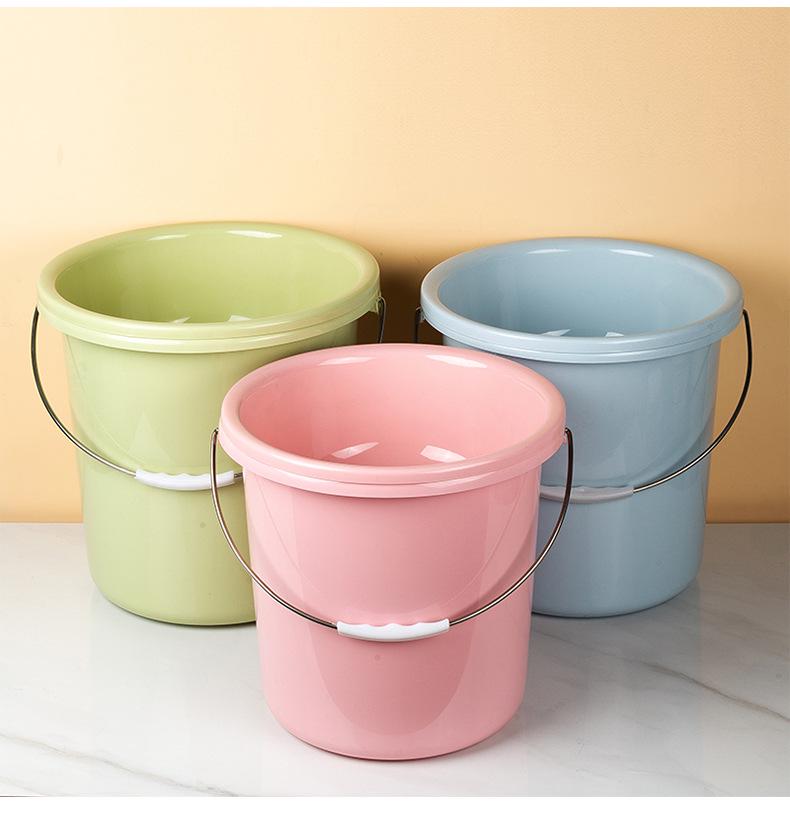 Back-to-School Essentials: Two-Piece Multi-Functional Thickened Washbasin and Handheld Plastic Water Bucket