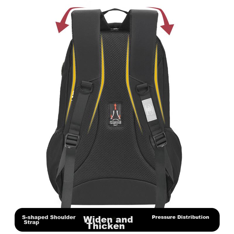 UNIVERSITY OF CAMBRIDGE Backpack for Middle School Boys, Lightweight Large Capacity School Bag for