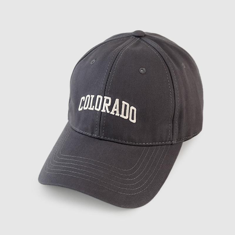 

Four Seasons Trend Baseball Cap Sunscreen Cap Men s and Women s Face Small Soft Top Hat Baseball Cap Adjustable сірий колір