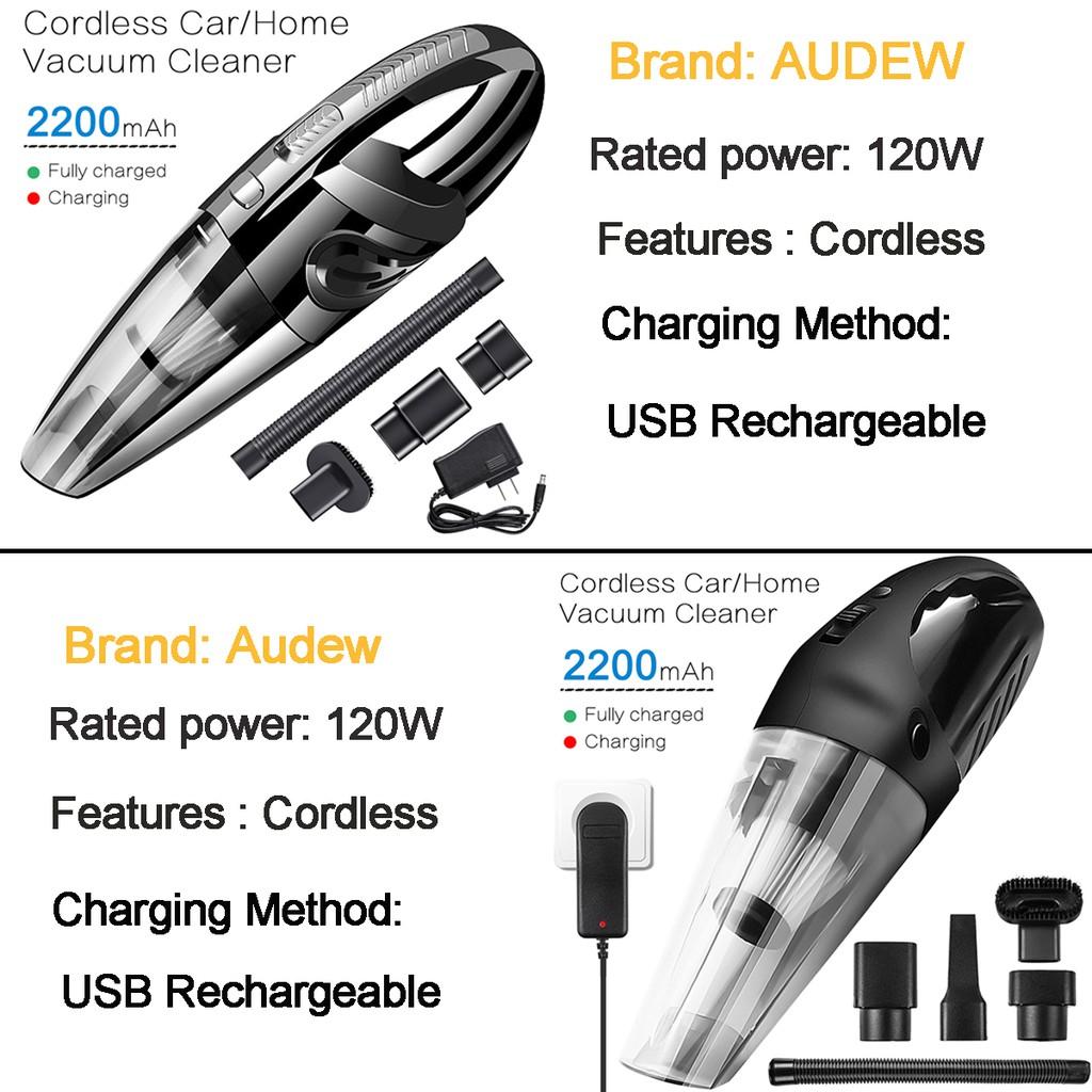 3500PA Mini Rechargeable Cordless Handheld Hand Vacuum Cleaner Car Home New