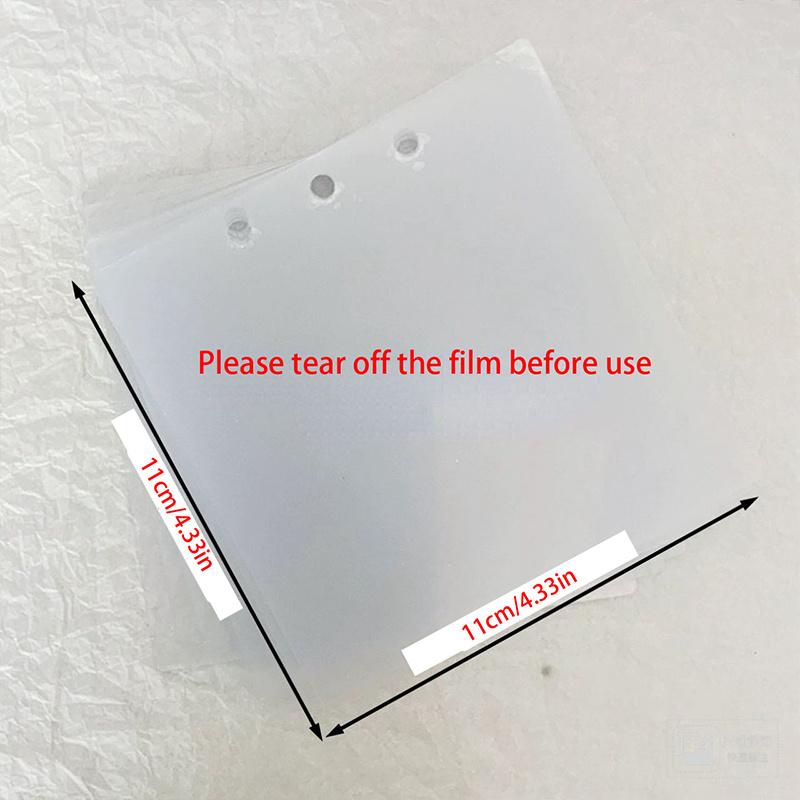 1set Transparent Hardcover Acrylic Cover Durable Plastic Scrapbook Scrapbook Album DIY Photo Star Photo Album Home Accessories