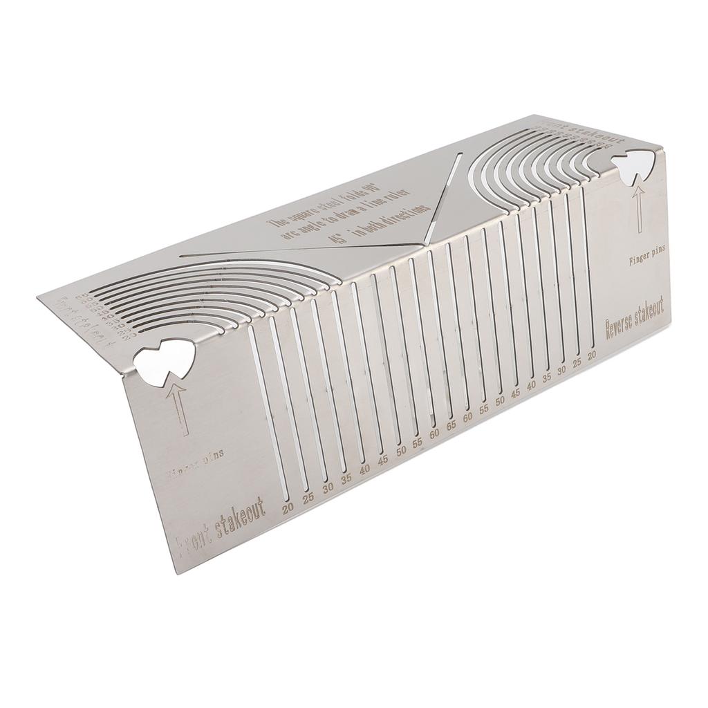 Angle Arc Marking Tool Multi Purpose Linear Arc Scriber Parallel Line Drawing Tool for Woodworking Metalworking Pipes S