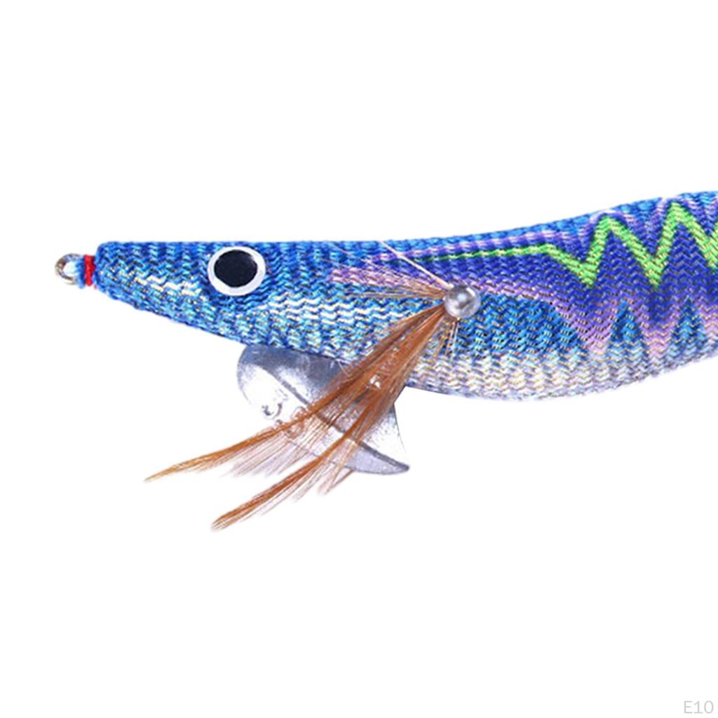 Luminous Squid Jig Hooks Lifelike Lures Fishing Baits