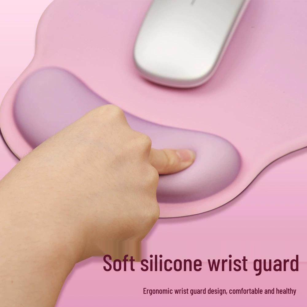 3D Memory Foam Non-Slip Wrist Support Mouse Pad for Office & Gaming