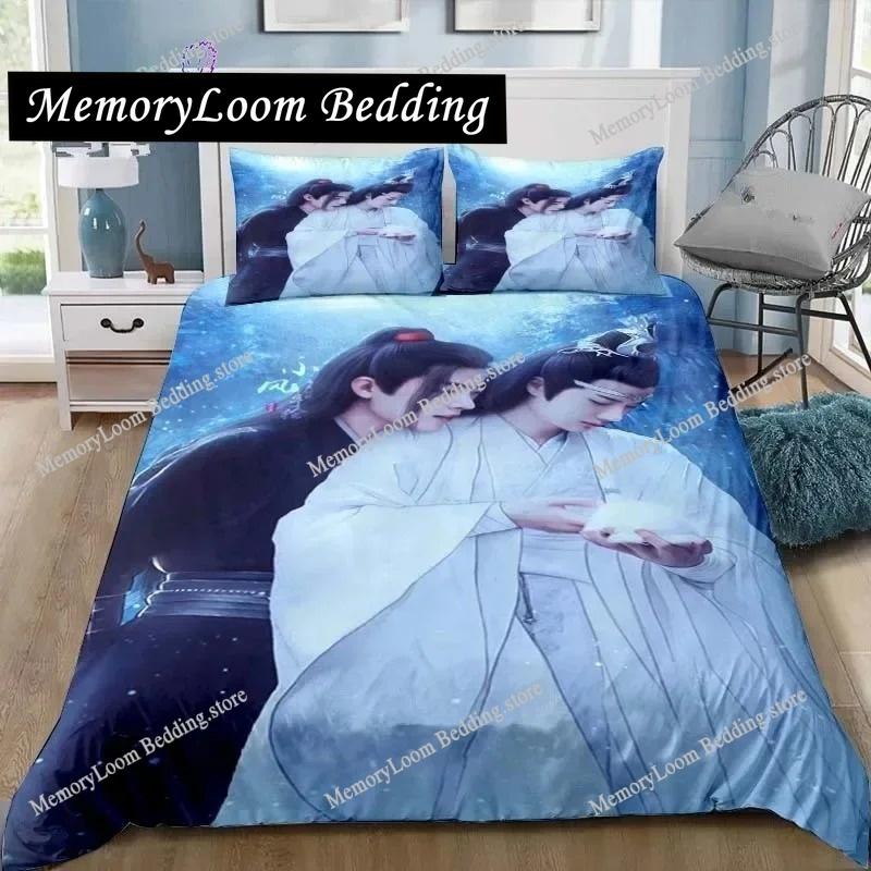 Drama The Untamed Xiao Zhan Wang Yi Bo Beddengoed Set Eenpersoons Twin Volledig Queen King Size Bed Set Volwassen Kind Slaapkamer Beddengoed Cadeau