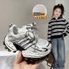 6-12 Year Old Girls Handsome Middle-aged and Older Children's Heavy Industry Sports Shoes 2025 New Children's Height-increasing Catwalk Light Running