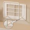 Minimalists Iron Wall Shelf for Electronics Organization Securely Holds Charging Remotes Without Wall Damage