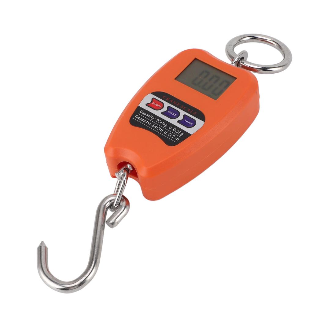 Portable Electronic Scale High Accuracy Digital Hanging Scale 200kg Weight Capacity Crane Scale for Food Luggage