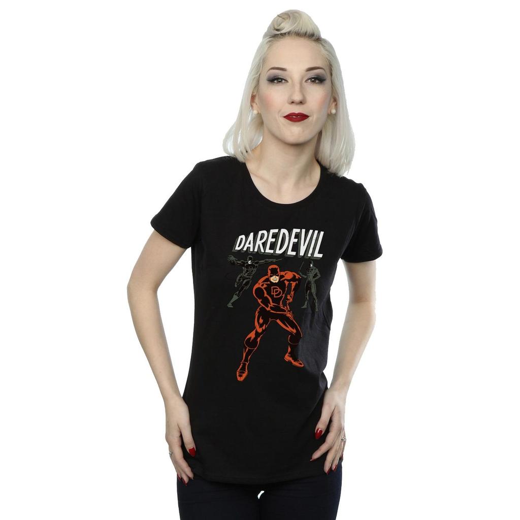 Marvel Womens/Ladies Daredevil Pose Cotton T-Shirt