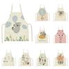 Süße Cartoon-Maus-Print-Schürze, Reiseabenteuer-Design, Küchen-Kochschürze, Mehrere Größen erhältlich, Perfekt zum Backen