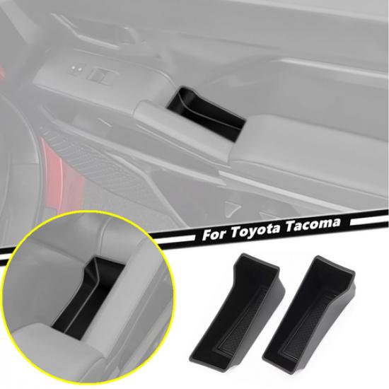 Car Armrest Side Door Handle Storage Box Tray Holder For Toyota Tacoma 2024-2025