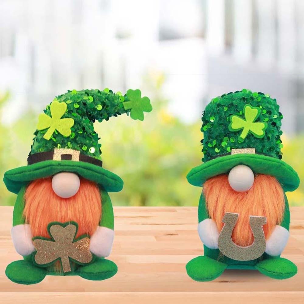 Creative Guardian of Ireland Dwarf Doll Crafts Easter Day Ornament  Household Decoration