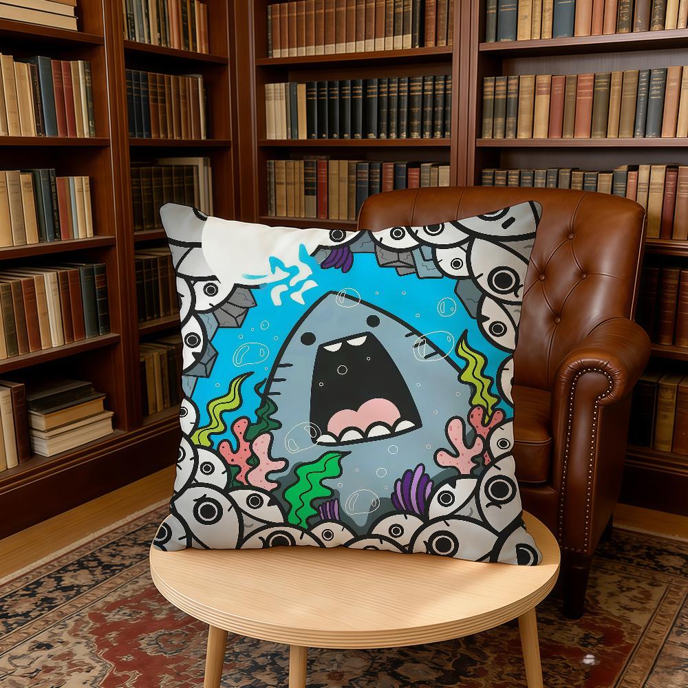 Cartoon Cute Animal cushion cover Home Office Birthday Anniversary Gifts Soft Skin Friendly Cushion Cover 30cmx30cm