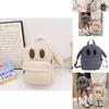 Cute Gray And Beige Childrens Backpack With Air Cushion Straps For Comfort And Fun Style