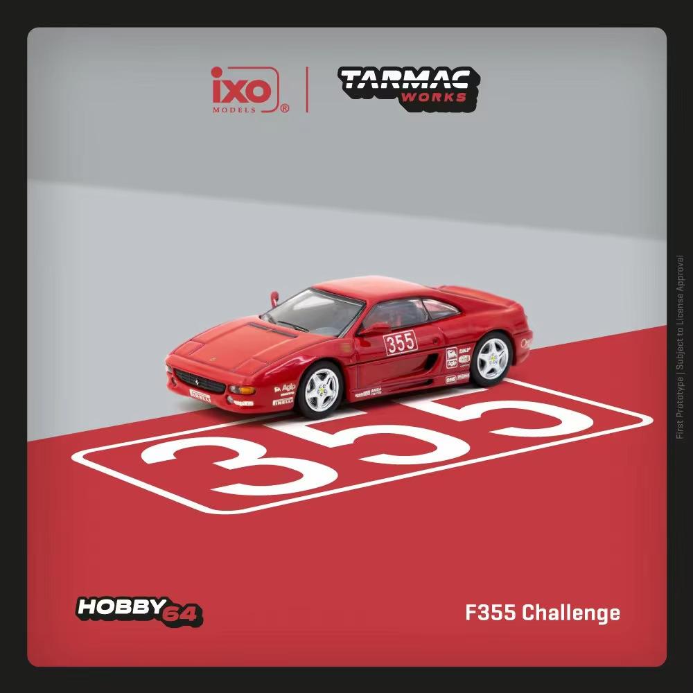 Tarmac Works In Stock 1:64 Ferrari 458 488 GT3 345 F355 Challenge Diecast Car Model Collection Toy Tarmac Works
