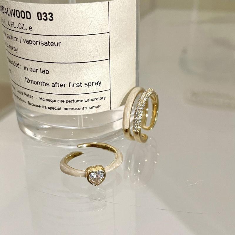 Summer Fashion 2023 Heart Ring For Women With Adjustable Copper Band And Stylish Design