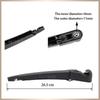 Wiper 12" Rear Wiper Blade & Arm Set Kit For Mercedes Benz A150 A160 A170 A180 A200 W169 Windshield Windscreen Window