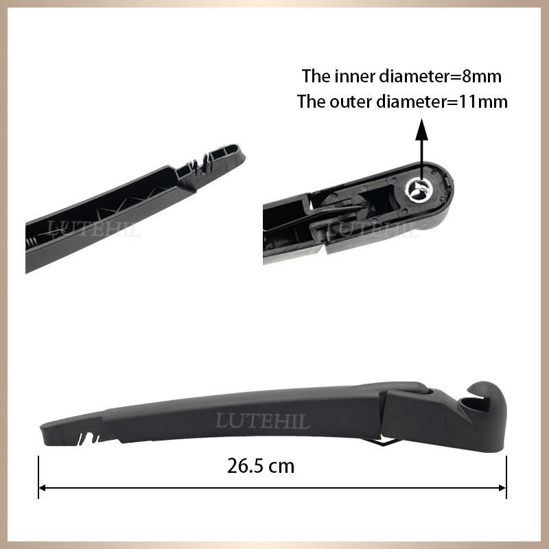 Wiper 12" Rear Wiper Blade & Arm Set Kit For Mercedes Benz A150 A160 A170 A180 A200 W169 Windshield Windscreen Window