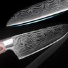Women's Kitchen Knives - 3-piece Set of Damascus Steel Japanese Chef's Knife Stainless Steel Kitchen Knife Meat Cleaver
