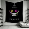 Deltarune Wall Tapestry Aesthetic Wall Hanging Printed Fabric Blanket Decorative Tapestries for Bedroom Living Room Home Decor