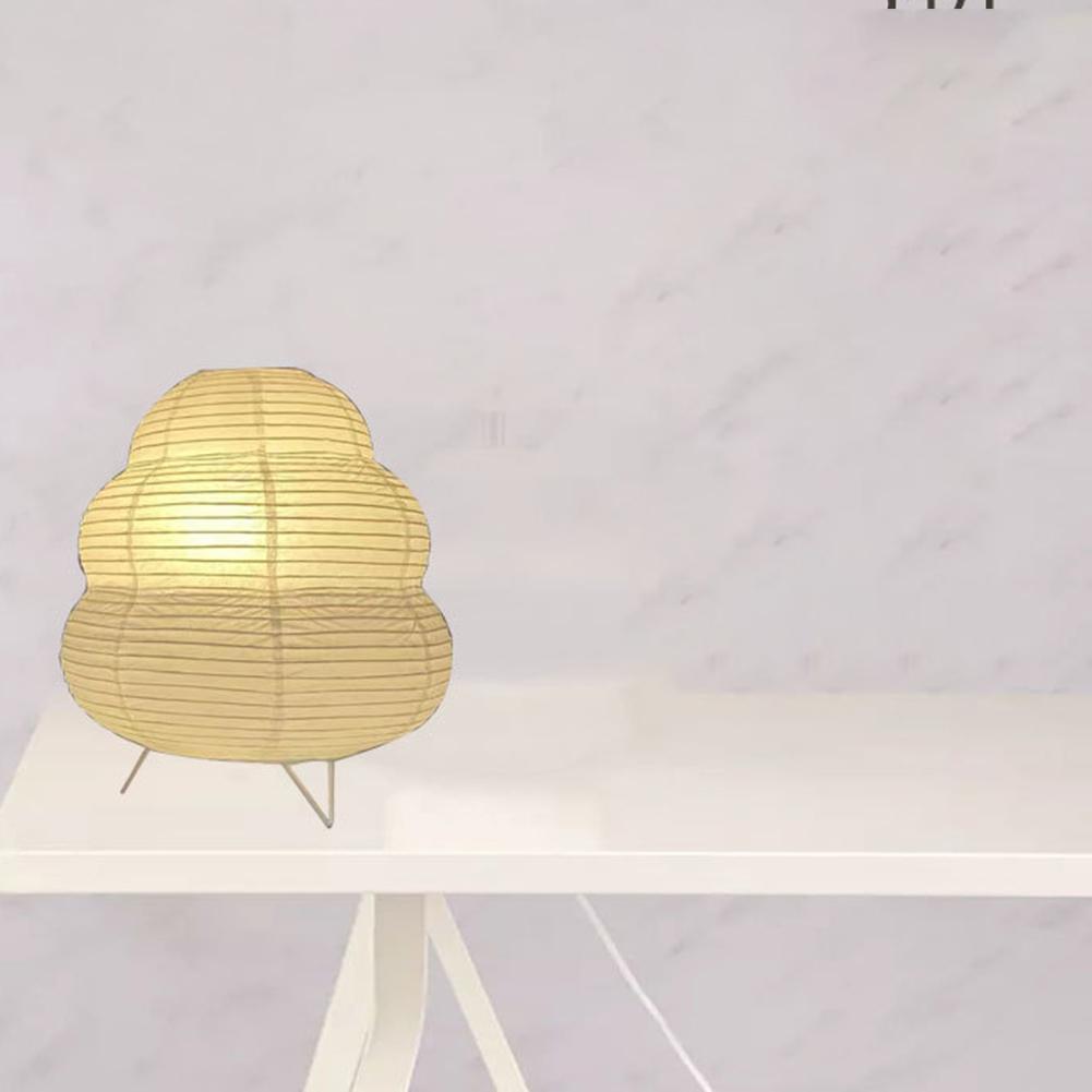 Nachttisch Schreibtischlampe Reispapier Kreative Stativ Stehlampe Handgefertigte Schreibtisch Dekorative Laterne Licht für Wohnzimmer Schlafzimmer