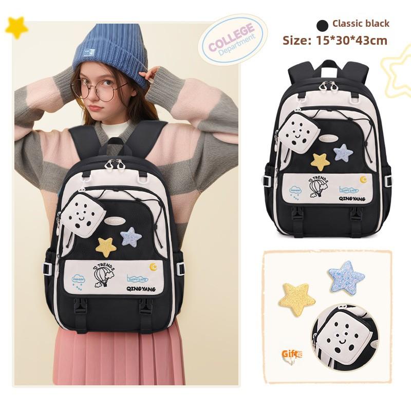 Cute School Bags for Teenage Girls Middle High School Backpack College Student Book Bag Large Capacity Backpack Travel Bag