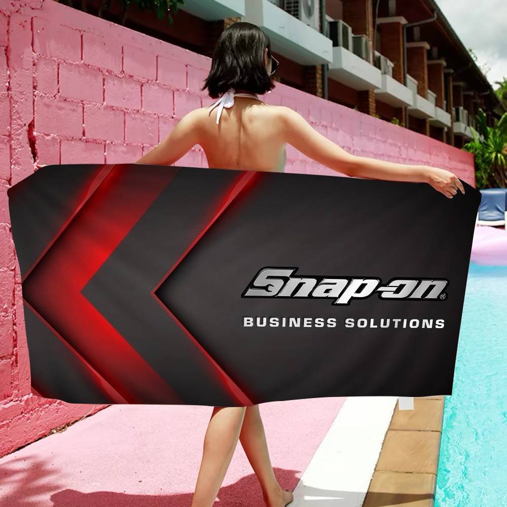 S-Snap On Car Tools Bath Towel Microfiber Soft Water Absorbing Breathable For Girl Kids Decorative Cartoon Beach Towel