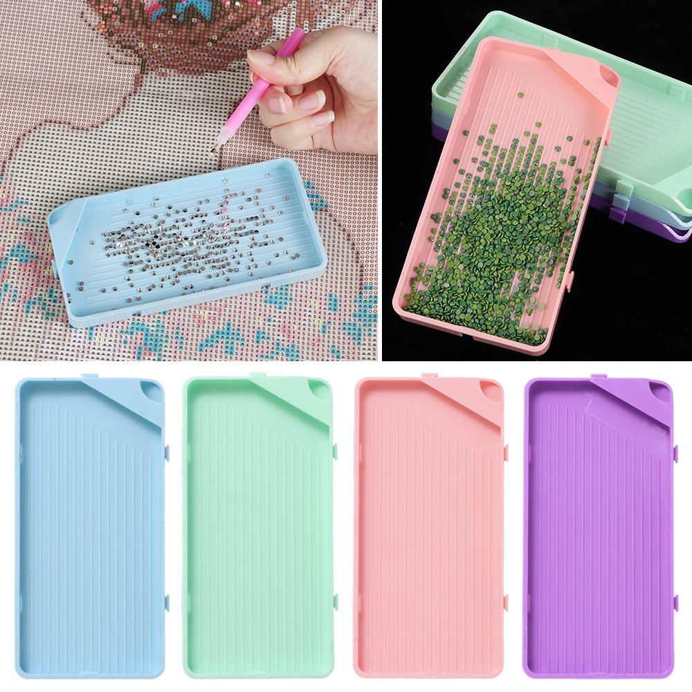 DIY Craft Beads Sorting Storage Tray Drill Storage Container for 5D Diamond Painting Tool
