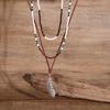 GemChic Donna Nuovo Vintage Lega Perline Collana Set Catena Etnica Cool Hip Hop Moda Compleanno Natale Gioielli Regalo