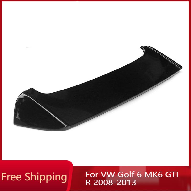 Pour VW Golf 6 MK6 GTI R 2008-2013 ABS Lèvre de Spoiler d'Aile de Coffre Arrière Aileron de Queue Kit Carrosserie Accessoires Ailerons Arrière