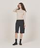 WEREVE Side Slit Bermuda Pants_Charcoal