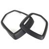 For Abarth 595 695 2017 + ABS Carbon fiber pattern Car front and rear  decorative circle Exterior decoration Accessories