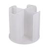 Rotatable Plastic Cup Storage Organizer 360 Degree Dispenser 4 Compartment Cups And Lids Holder Detachable Desktop Coffee Cup Dispenser