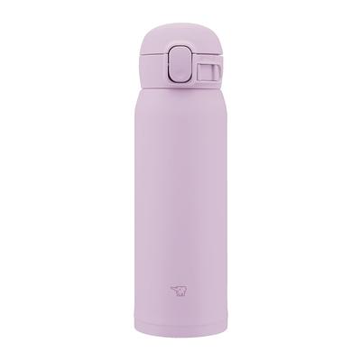 ZOJIRUSHI Water Bottle Seamless 480ml One TouchMug Orchid Integrated Packing Allows Only 3 Items To Be Washed SM-WS48-VM