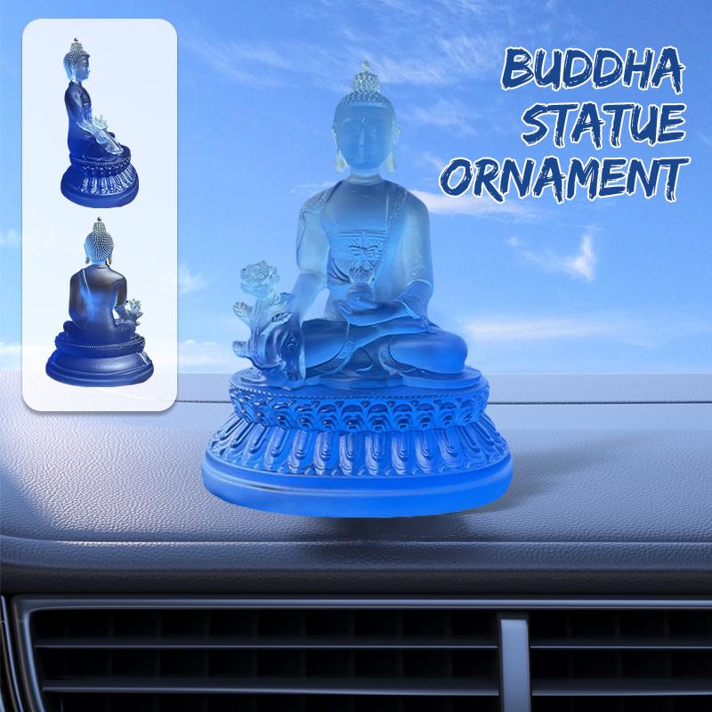 1Pc Resin Buddha Statue Ornament Symbolizing Good Luck Health Chinese Tantric Medicine Master Buddha Handicraft For Home Decor
