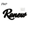 Minimalist Home Decoration Wooden Letters Wall Stickers, Self-Adhesive Art Decor, Retro 3D for English Words Stickers Living Room Bedroom Nursery