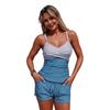 Costume da bagno bikini due pezzi da donna in stile europeo con tasche