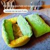 Cozy Hamburger Banana Pet Bed for Deep Sleep - Indoor Dog and Cat Bed for Fall and Winter.