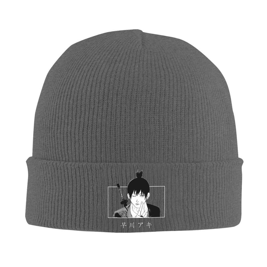 Chainsaw Man Aki Knit Hat Beanie Autumn Winter Hats Warm Acrylic New Anime Manga Cap For Men Women Gifts,
