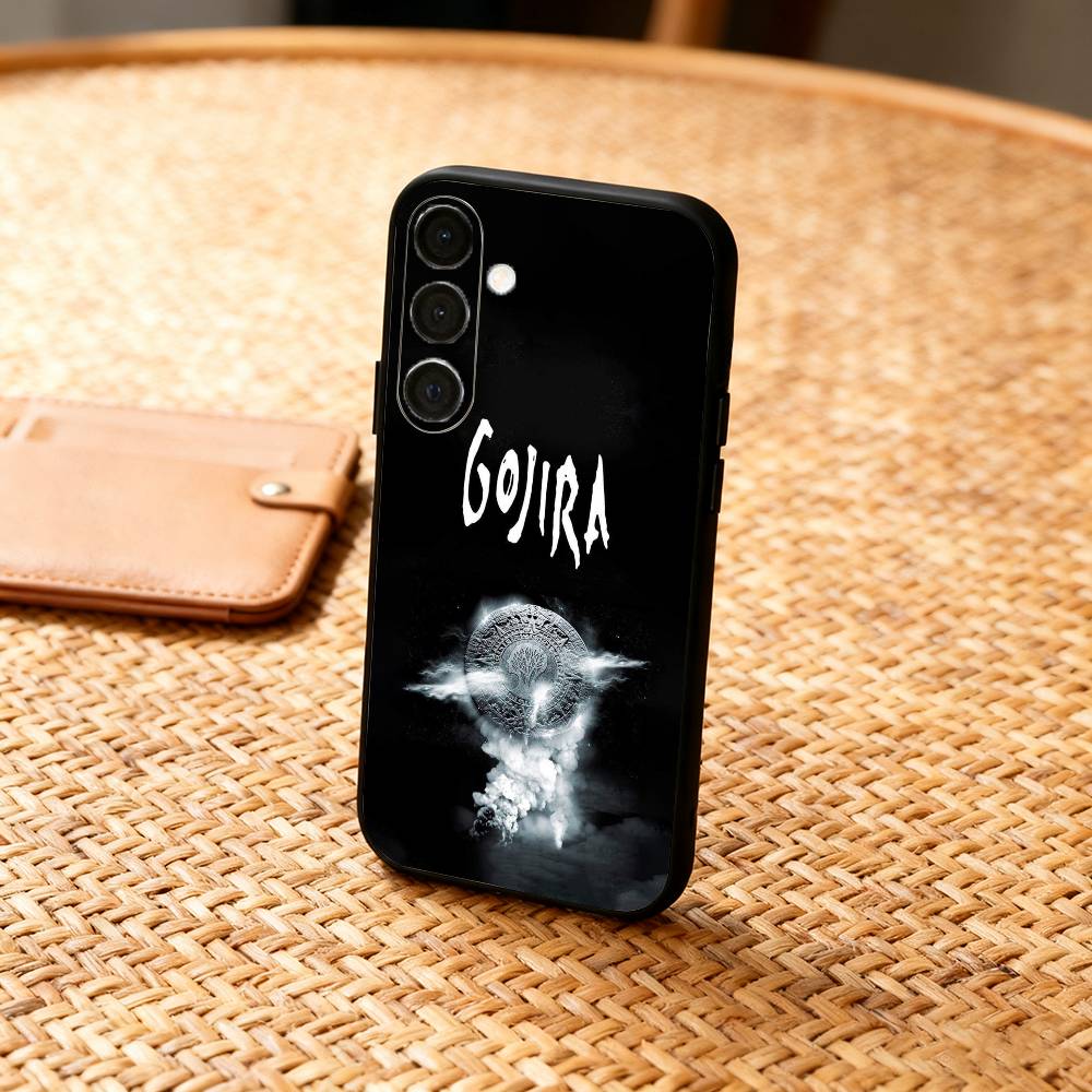 

G-GojiraS Fortitude Band Phone Case For Samsung A73,A21s,A22,A31,A32,A52,A53,A71,A80,Soft Black Shell Samsung a12