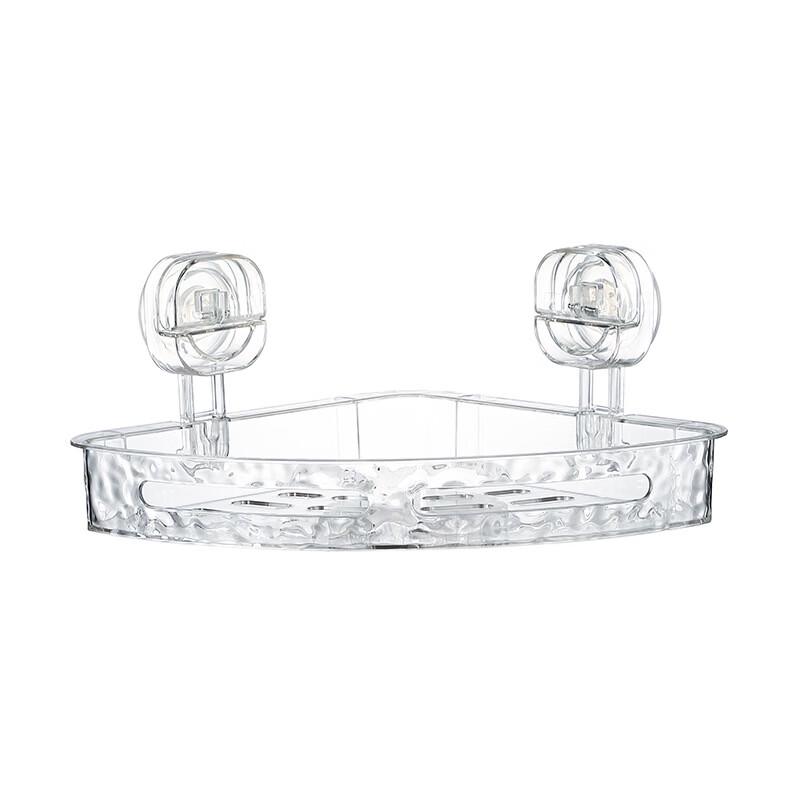 LISM No-Drill Transparent Bathroom Storage Shelf