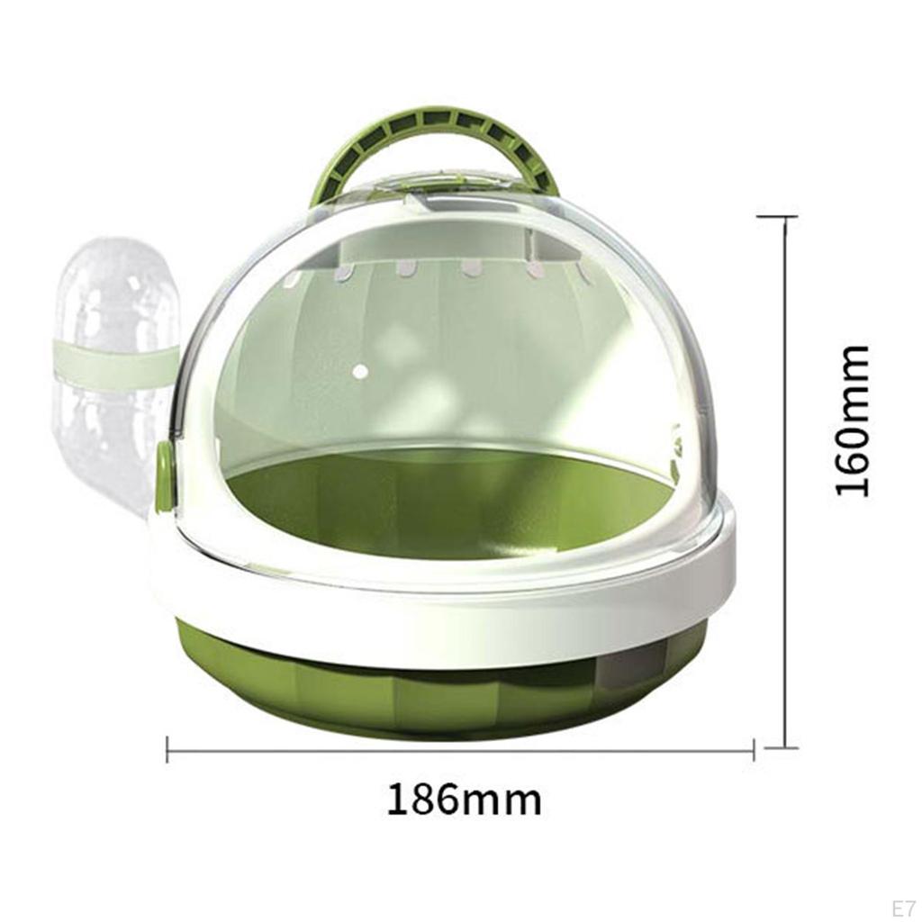 2 sztuki Klatka transportowa dla chomika Klatka Wybieg dla zwierząt z bidonem Duża Torba transportowa dla małych zwierząt dla