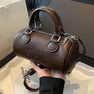 Retro Bucket Bag for Women, Fashionable Crossbody Purse, Small Designer Handbag