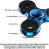 Fidget Spinner Toy Ultra Durable Stainless Steel Bearing High Speed 2-5 Min Spins Precision Brass Material Hand Spinner EDC ADHD Focus Anxiety Stress