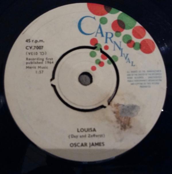 

7inch Record OSCAR JAMES - Louisa CV7007 Carnival 1964 UK Reggae, Ska & Dub Used