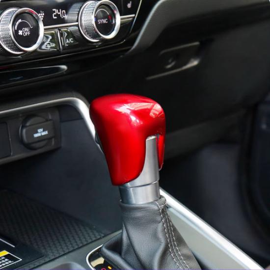 1PCS ABS Red Gear Shift Knob Cover Trim For Honda CRV CR-V  2024 Accessories