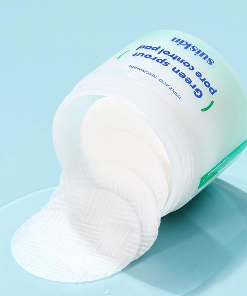 Suiskin Young Sprout Pore Control Pad 70ea + 10ea Gift