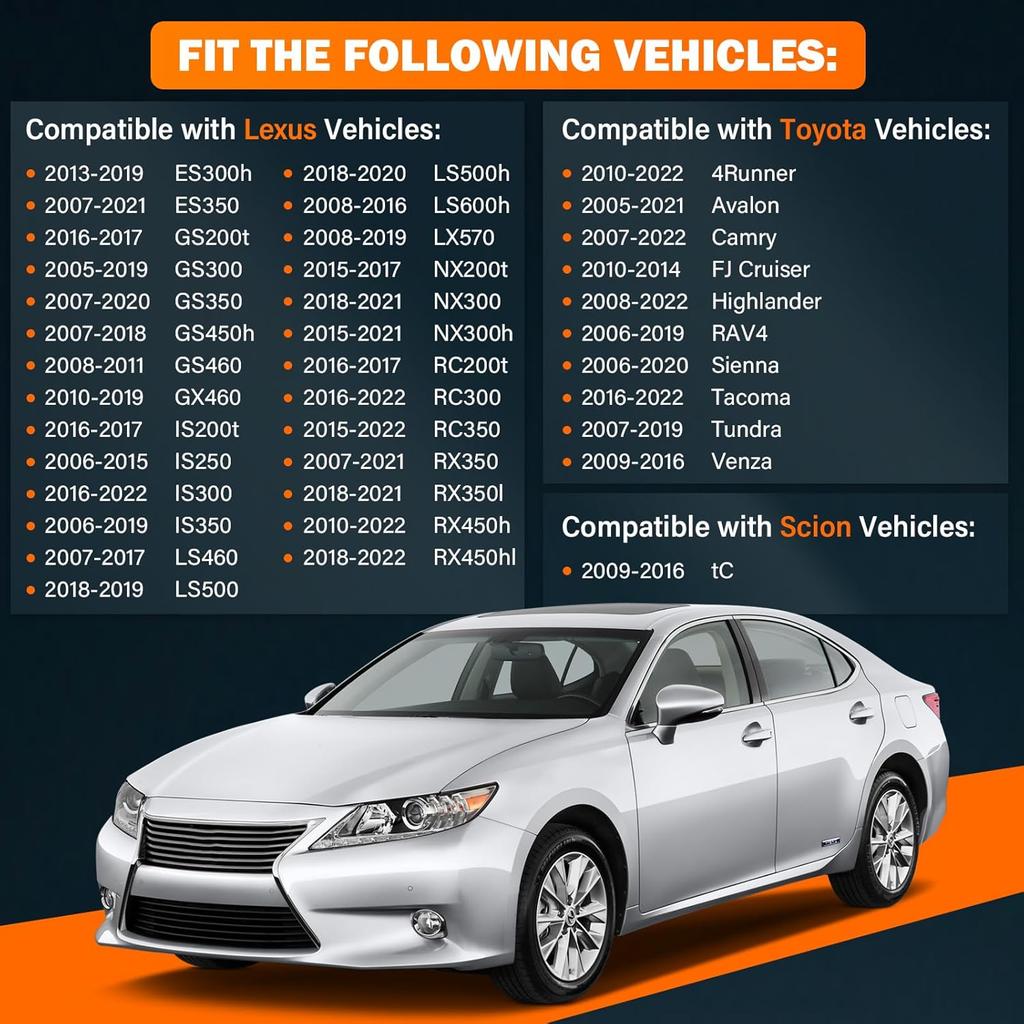 15620-31060 Oil Filter Housing Cap Assembly Kit for Toyota Rav4 Tundra 4Runner Camry Highlander Tacoma Lexus RX350 Aluminum Oil Filter with Wrench