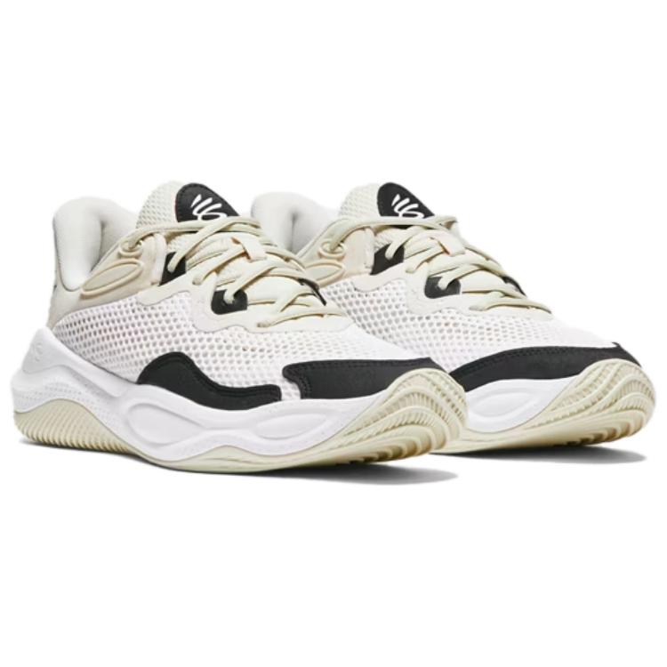 Under Armour Curry Splash 24 Blanco Cumbre Negro Zapatillas Unisex Crema 3028192-100