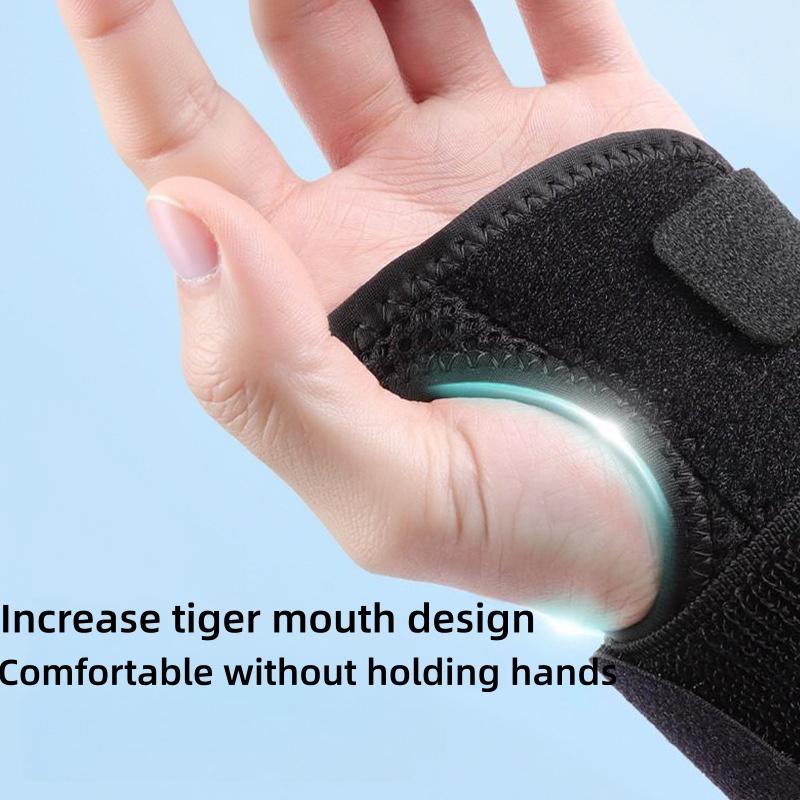 Adjustable Breathable Wrist Brace with Dual Splint Support - Comfort Fit for Sports & Everyday Use, Hand-Washable Polyester
